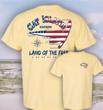 Cat Island "Land of the Free" Tee