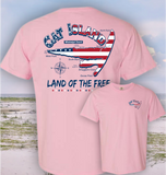 Cat Island "Land of the Free" Tee