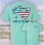 Cat Island "Land of the Free" Tee