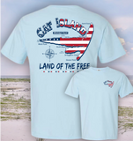 Cat Island "Land of the Free" Tee