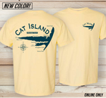 Cat Island Comfort Colors Short Sleeve Cotton T-Shirt - 9 COLORS! -