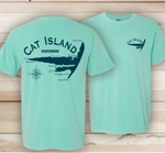 Cat Island Comfort Colors Short Sleeve Cotton T-Shirt - 9 COLORS! -
