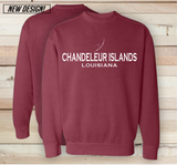 Chandeleur Islands Sweatshirts - NEW DESIGN - 4 Colors!
