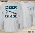 Deer Island UPF50+ Polyester Dri-Fit Sun Shirt - 7 Colors!