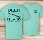 Deer Island Comfort Color Short Sleeve Cotton T-Shirt - 9 COLORS! -
