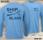 Ship Island UPF50+ Polyester Dri-Fit Sun Shirt