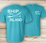 Ship Island Comfort Colors Short Sleeve Cotton T-Shirt - 9 COLORS! -