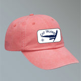 Cat Island Hat Pigment Dyed Dad Hat