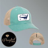 Cat Island Ladies Ponytail Hat