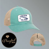 Deer Island Ladies Ponytail Hat