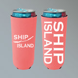 Ship Island White Claw Koozie