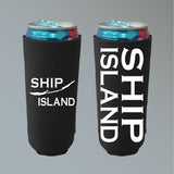 Ship Island White Claw Koozie