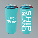 Ship Island White Claw Koozie