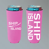 Ship Island White Claw Koozie