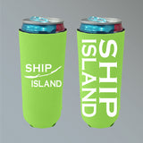 Ship Island White Claw Koozie